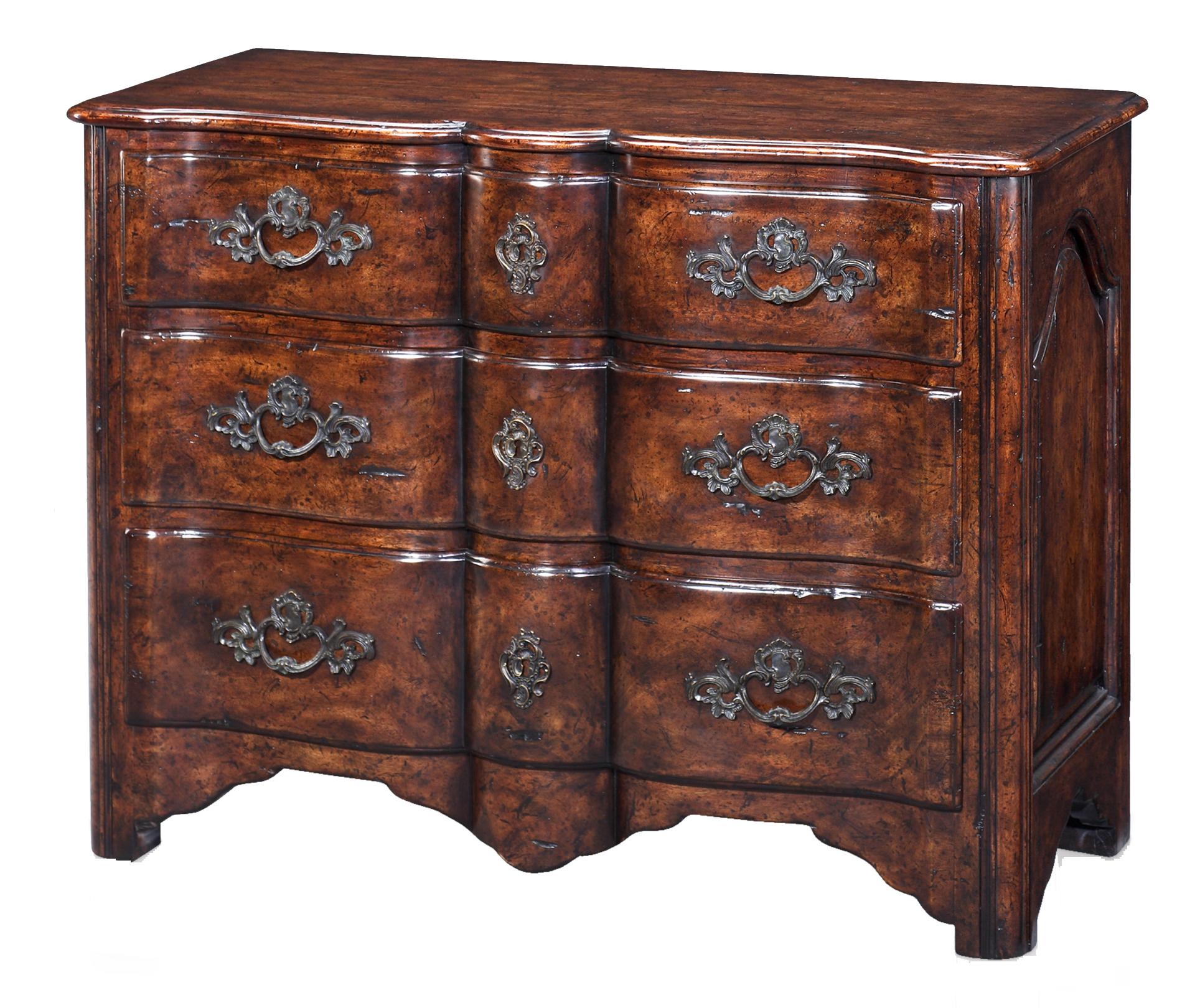 Theodore Alexander Classic yet Casual 3Drawer Chianti Provincial Chest